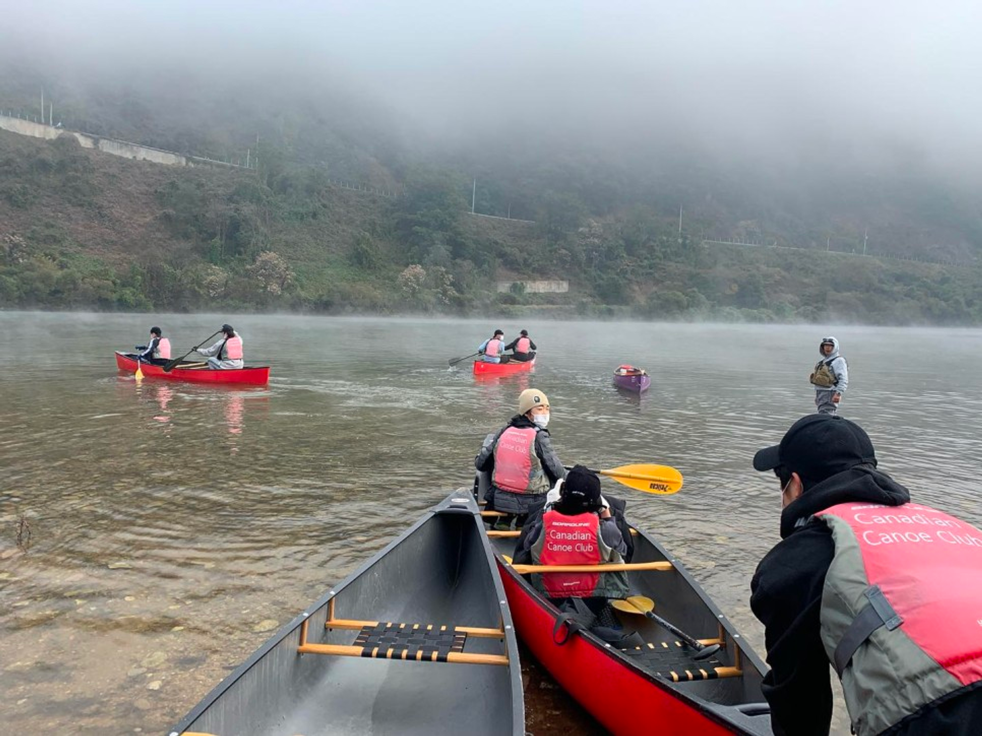 Canoe on Hongcheon River