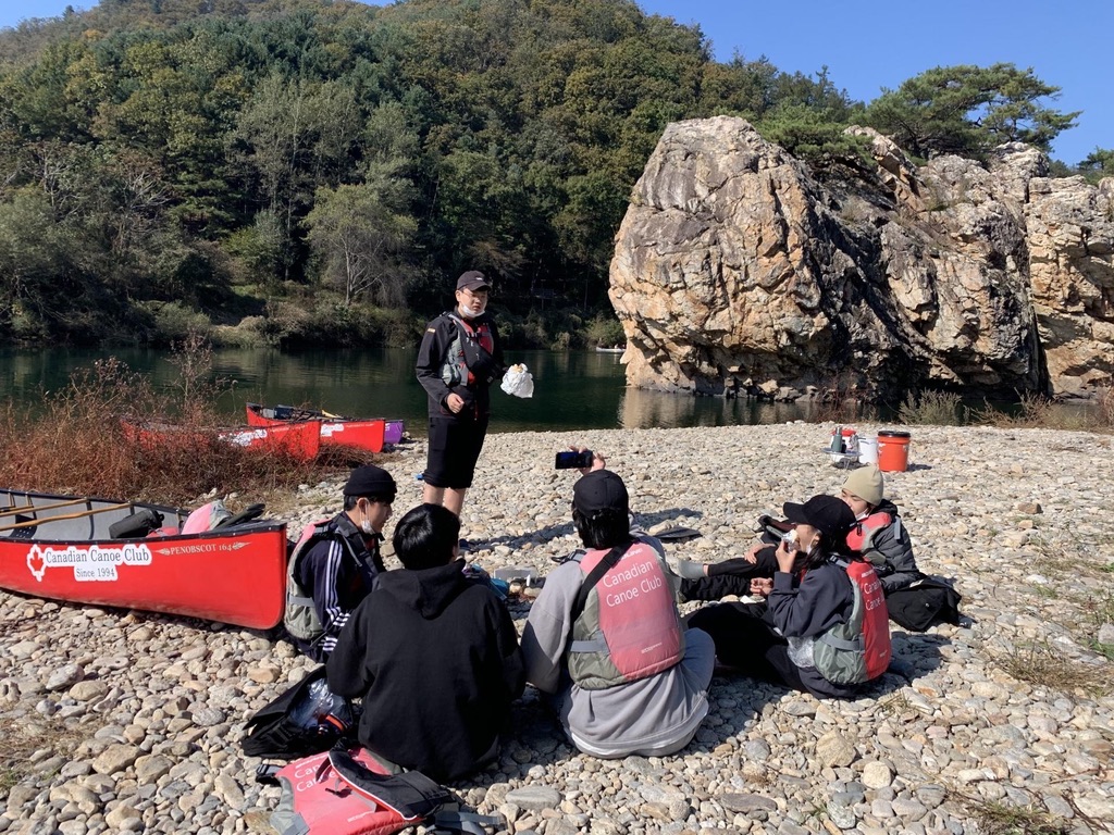 Camp Canoe Journey overnight bivouac